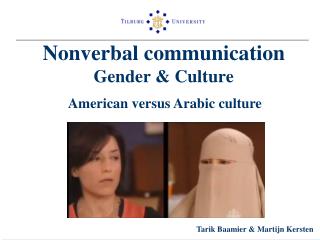 Nonverbal communication Gender &amp; Culture