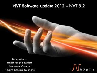 NVT Software update 2012 – NVT 3.2