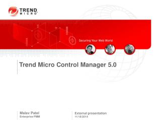 Trend Micro Control Manager 5.0
