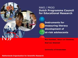 NWO / PROO Dutch Programme Council for Educational Research