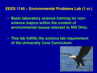 EEES 1140 – Environmental Problems Lab (1 cr.)