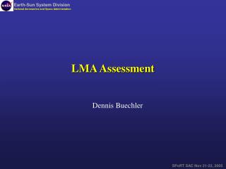 LMA Assessment