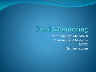 Fetal Monitoring