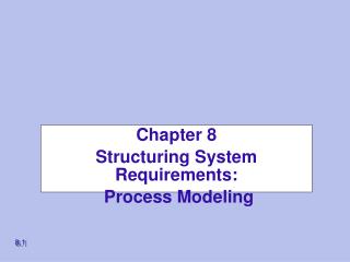 Chapter 8 Structuring System Requirements: Process Modeling