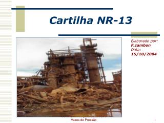 Cartilha NR-13