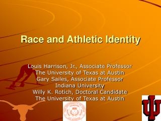Race and Athletic Identity