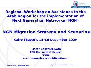 Regional Workshop on Assistance to the Arab Region for the implementation of