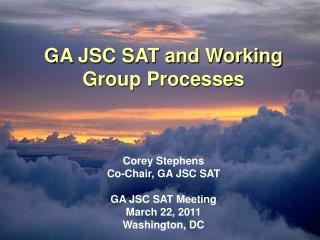 GA Joint Steering Committee