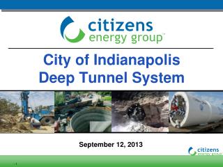 City of Indianapolis Deep Tunnel System