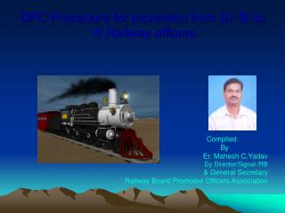 DPC Procedure for promotion from Gr ‘B’ to ‘A’ Railway officers