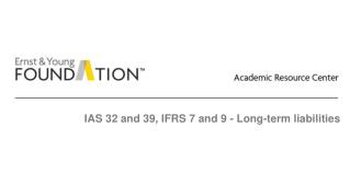 IAS 32 and 39, IFRS 7 and 9 - Long-term liabilities