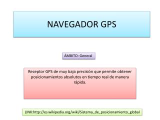 NAVEGADOR GPS