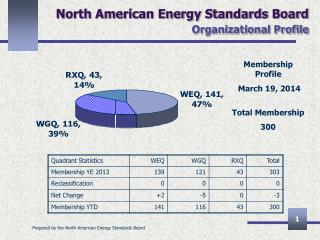 North American Energy Standards Board Organizational Profile