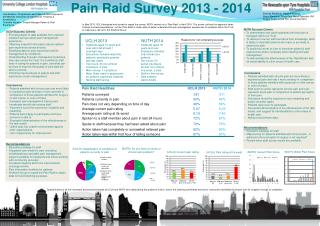 Pain Raid Survey 2013 - 2014