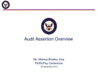 Audit Assertion Overview