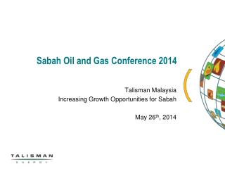Sabah Oil and Gas Conference 2014