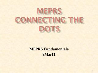 MEPRS Connecting the Dots