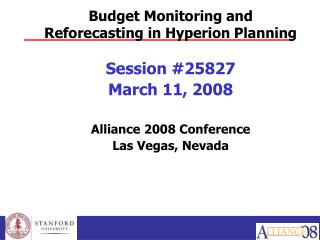 Budget Monitoring and Reforecasting in Hyperion Planning