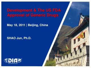 Development &amp; The US FDA Approval of Generic Drugs