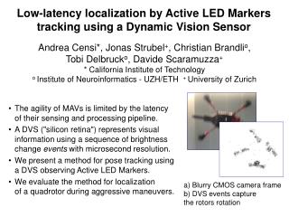 Low-latency localization by Active LED Markers tracking using a Dynamic Vision Sensor