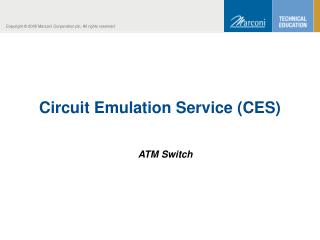 Circuit Emulation Service (CES)