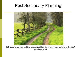 Post Secondary Planning