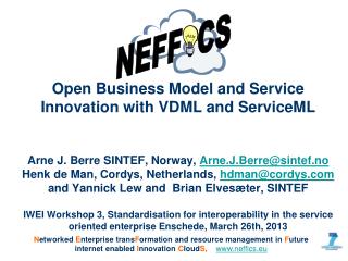 NEFFICS Community of highly innovative networked enterprises