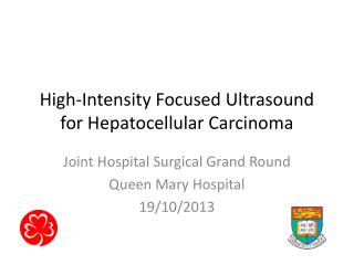 High-Intensity Focused Ultrasound for Hepatocellular Carcinoma