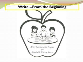 Write…From the Beginning