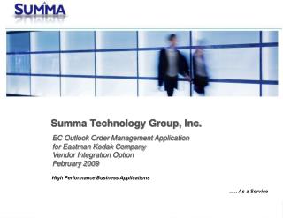 Summa Technology Group, Inc.