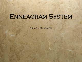 Enneagram System