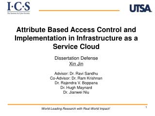 Attribute Based Access Control and Implementation in Infrastructure as a Service Cloud