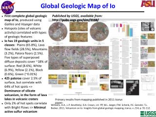 Global Geologic Map of Io