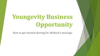 Youngevity Business Opportunity