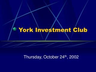 York Investment Club