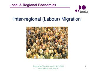 I nter - regional (Labour) Migration