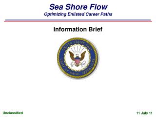 Sea Shore Flow Optimizing Enlisted Career Paths