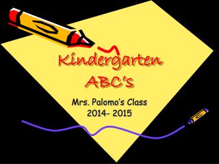Kindergarten ABC’s