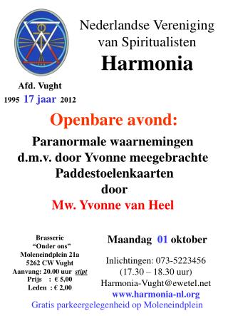 Nederlandse Vereniging van Spiritualisten Harmonia