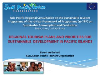 Ilisoni Vuidreketi CEO, South Pacific Tourism Organisation