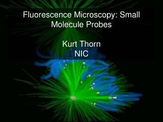 Fluorescence Microscopy: Small Molecule Probes Kurt Thorn NIC