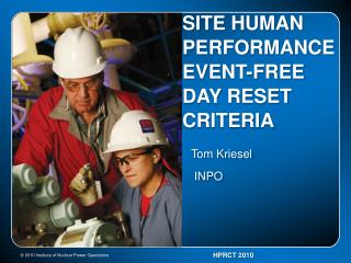 SITE HUMAN PERFORMANCE EVENT-FREE DAY RESET CRITERIA