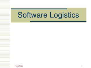 Software Logistics