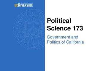 Political Science 173