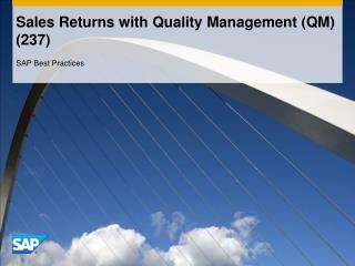 Sales Returns with Quality Management (QM) (237)