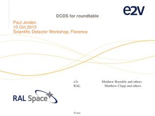 DCDS for roundtable