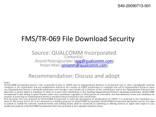 FMS/TR-069 File Download Security