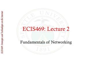 ECIS469: Lecture 2