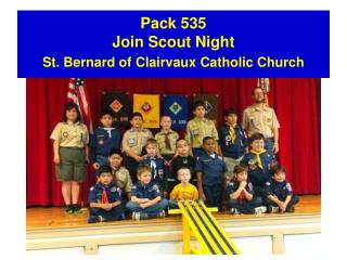 Pack 535 Join Scout Night