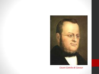 Count Camilo di Cavour